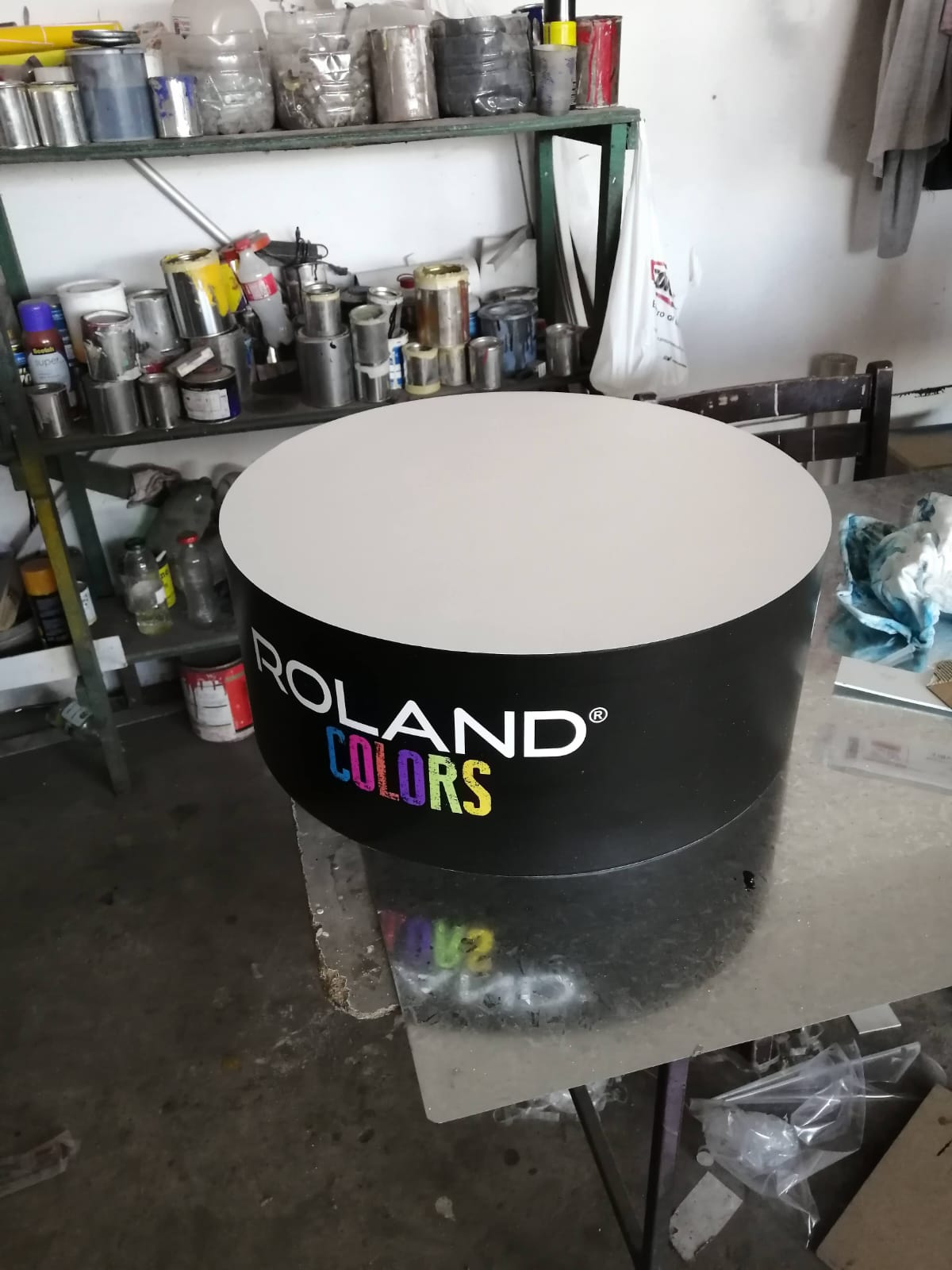 Material P.O.P. exhibido en punto de venta